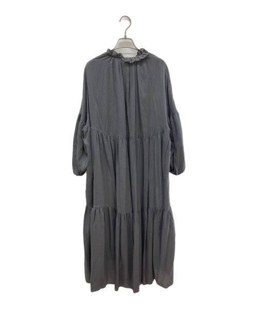 IRENE（アイレネ）IRENE (アイレネ) Pin Dot Stripe Dress グレー サイズ:36の古着・服飾アイテム