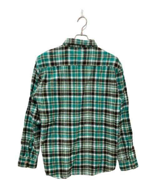 stussy（ステューシー）stussy (ステューシー) チェックネルシャツ グリーン サイズ:Lの古着・服飾アイテム