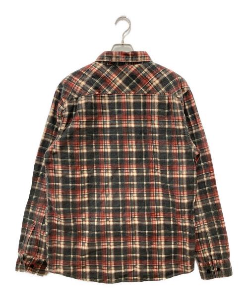stussy（ステューシー）stussy (ステューシー) チェックシャツ ブラウン サイズ:Lの古着・服飾アイテム