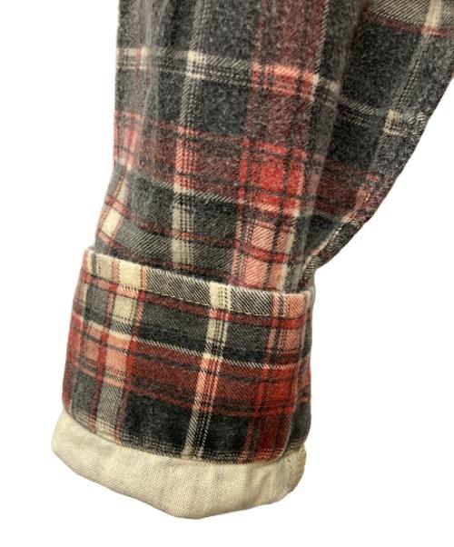 stussy（ステューシー）stussy (ステューシー) チェックシャツ ブラウン サイズ:Lの古着・服飾アイテム