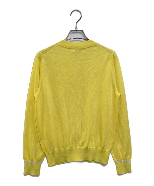 MACKINTOSH LONDON（マッキントッシュ ロンドン）MACKINTOSH LONDON (マッキントッシュ ロンドン) カシミヤシルクニットカーディガン/G5N43-835-66 イエロー サイズ:40の古着・服飾アイテム