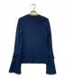 3.1 phillip lim (スリーワンフィリップリム) キャンディースリーブタイトリブニット ネイビー サイズ:S：6000円