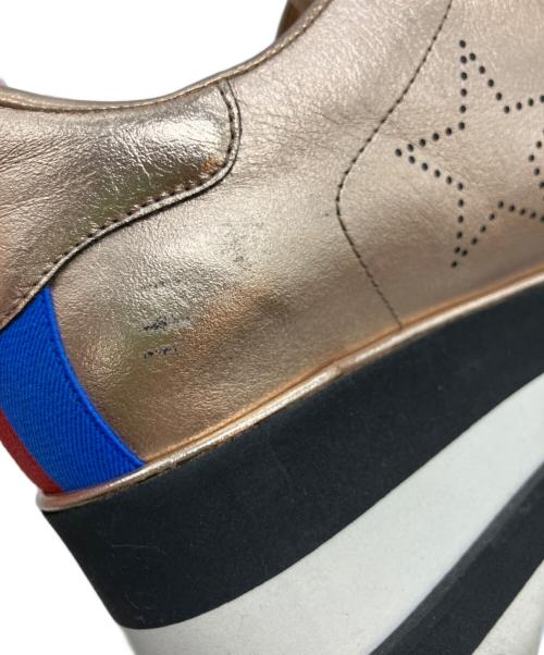 STELLA McCARTNEY（ステラマッカートニー）STELLA McCARTNEY (ステラマッカートニー) スニークエリス ピンクゴールド サイズ:37の古着・服飾アイテム