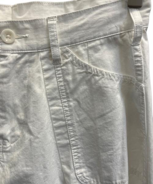 ARGUE（アーギュ）ARGUE (アーギュ) cotton twill backer mov pants ホワイト サイズ:2の古着・服飾アイテム
