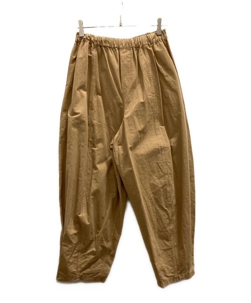 Curensology（カレンソロジー）Curensology (カレンソロジー) コットンリネンドロストパンツ ベージュ サイズ:フリーの古着・服飾アイテム