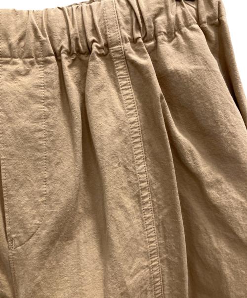 Curensology（カレンソロジー）Curensology (カレンソロジー) コットンリネンドロストパンツ ベージュ サイズ:フリーの古着・服飾アイテム