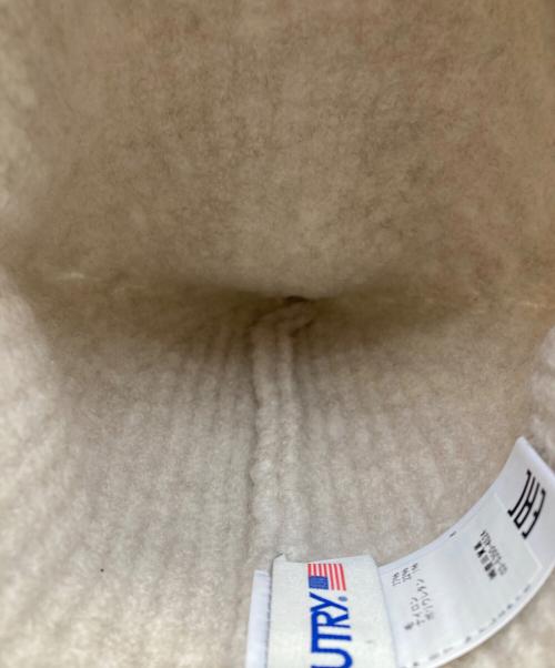 AUTRY（オートリ―）AUTRY (オートリ―) BEANIE アイボリーの古着・服飾アイテム