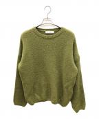 OUR LEGACYアワーレガシー）の古着「POPOVER ROUNDNECK ベビーアルパカプルオーバーニット」｜グリーン