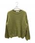 OUR LEGACY（アワーレガシー）の古着「POPOVER ROUNDNECK ベビーアルパカプルオーバーニット」｜グリーン