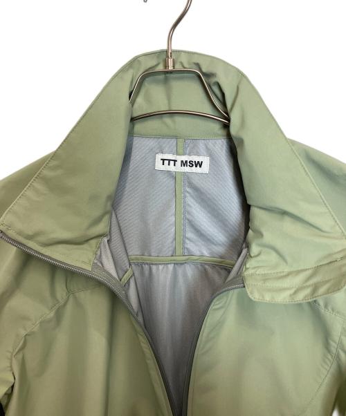 TTT MSW（ティー）TTT MSW (ティー) ウォータープルーフナイロンジャケット グリーン サイズ:Mの古着・服飾アイテム