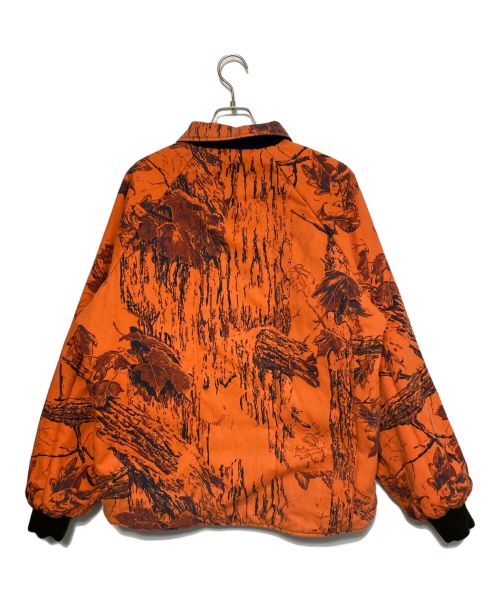 SUPREME（シュプリーム）Supreme (シュプリーム) RealTree Reversible Quilted Work Jacket ブラック×オレンジ サイズ:Mの古着・服飾アイテム