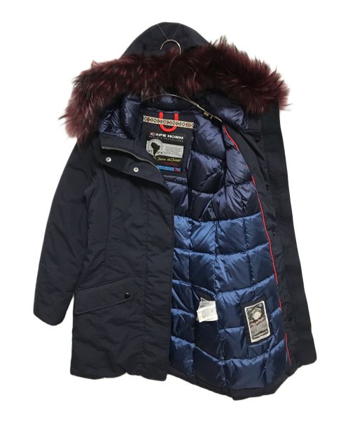 CAPEHORN（ケープホーン）CAPEHORN (ケープホーン) ダウンコート ネイビー サイズ:40の古着・服飾アイテム