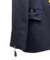 中古・古着 LOUIS VUITTON (ルイ ヴィトン) モノグラム ジップスリーブ ブレザー ネイビー サイズ:34：120000円