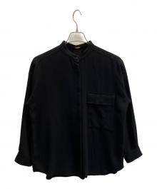 MUSE de Deuxieme Classe（ミューズ ドゥーズィエム クラス）の古着「ジョーゼット2way ブラウス」｜ブラック