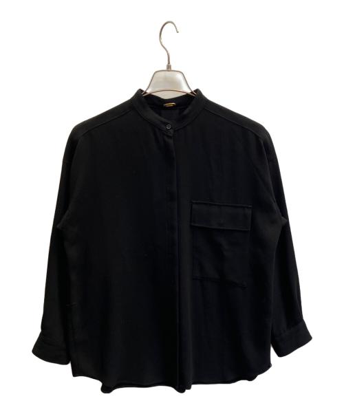 MUSE de Deuxieme Classe（ミューズ ドゥーズィエム クラス）MUSE de Deuxieme Classe (ミューズ ドゥーズィエム クラス) ジョーゼット2way ブラウス ブラック サイズ:フリーの古着・服飾アイテム