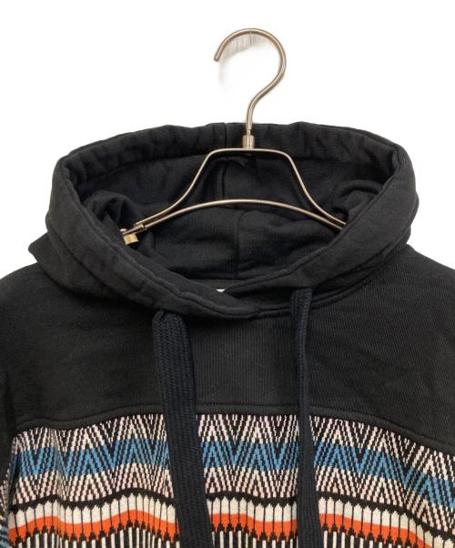 DOUBLE STANDARD CLOTHING（ダブルスタンダードクロージング）DOUBLE STANDARD CLOTHING (ダブルスタンダードクロージング) ジャガードドッキングパーカー ブラック サイズ:FREEの古着・服飾アイテム