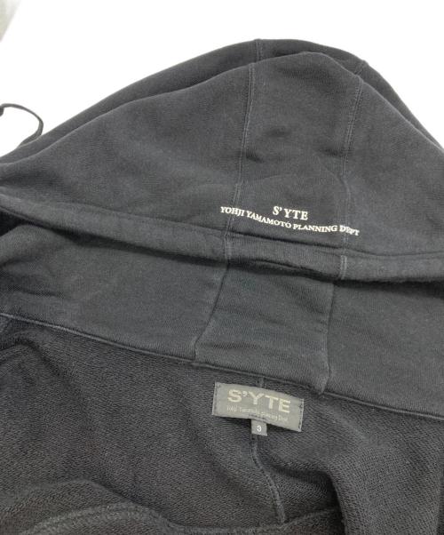 s'yte（サイト）s'yte (サイト) ジップパーカー ブラック サイズ:3の古着・服飾アイテム