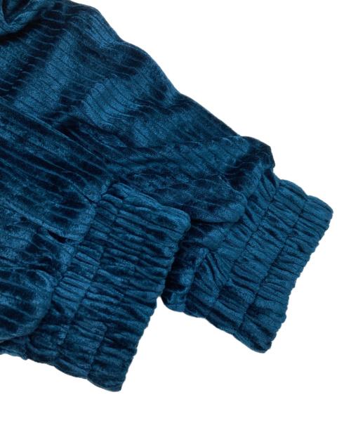 SHAREEF（シャリーフ）SHAREEF (シャリーフ) STRIPE VELOR SWITCHING P/O ネイビー サイズ:1の古着・服飾アイテム