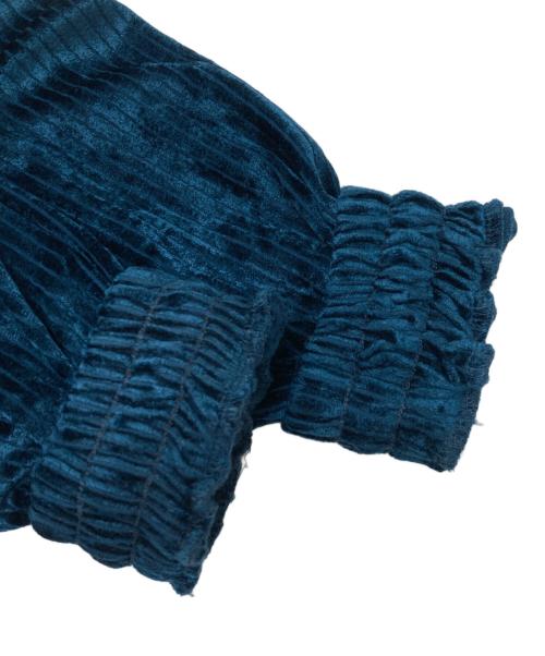 SHAREEF（シャリーフ）SHAREEF (シャリーフ) STRIPE VELOR SWITCHING P/O ネイビー サイズ:1の古着・服飾アイテム