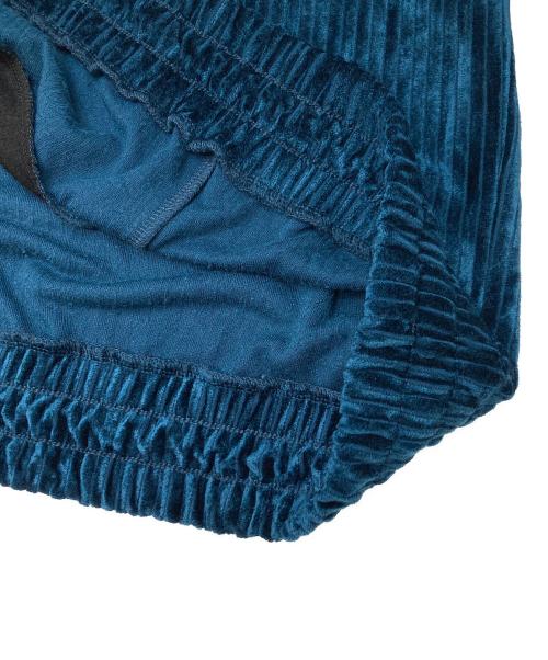 SHAREEF（シャリーフ）SHAREEF (シャリーフ) STRIPE VELOR SWITCHING P/O ネイビー サイズ:1の古着・服飾アイテム