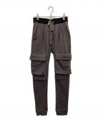 A.F ARTEFACTエーエフ アーティファクト）の古着「Bomber Heat Cargo Slim Pants」｜ダークグレー
