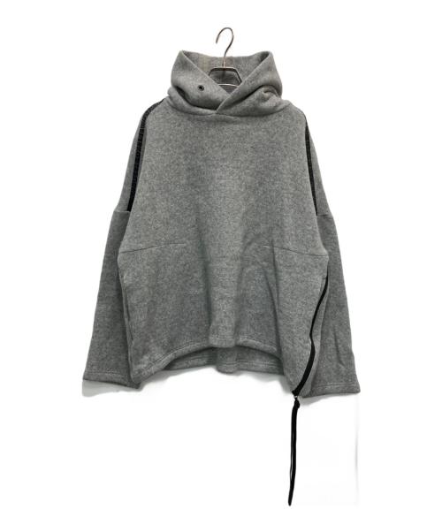 ONE GRAVITY（ワングラヴィティ）ONE GRAVITY (ワングラヴィティ) ウールジャージプルオーバーパーカー グレー サイズ:Mの古着・服飾アイテム
