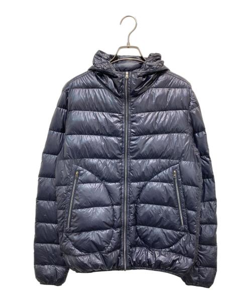HERNO（ヘルノ）HERNO (ヘルノ) RESORT フーデッド スーパーライト ダウン ブルゾン ネイビー サイズ:44の古着・服飾アイテム