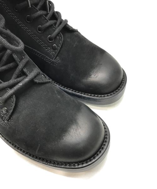 DIESEL（ディーゼル）DIESEL (ディーゼル) D-THROUPER DBB ZC レザーブーツ ブラック サイズ:25.5cmの古着・服飾アイテム