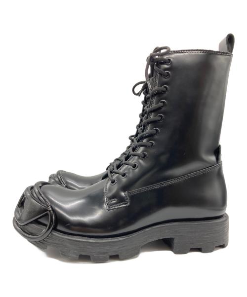 DIESEL（ディーゼル）DIESEL (ディーゼル) D-HAMMER BT D カウレザーワークブーツ ブラック サイズ:26.5の古着・服飾アイテム