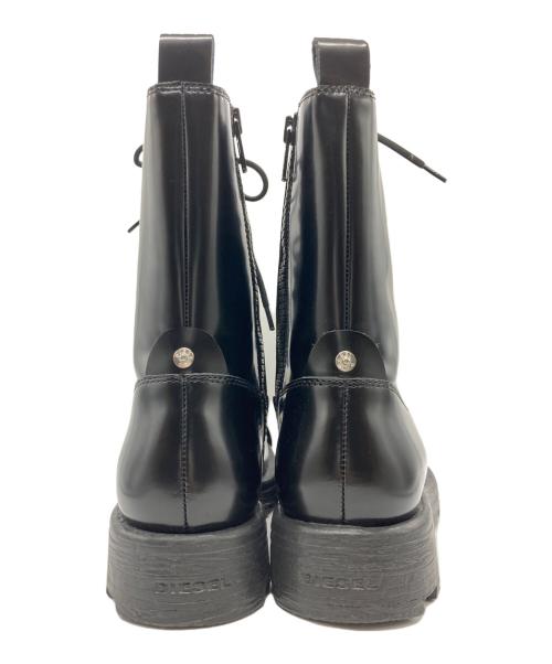 DIESEL（ディーゼル）DIESEL (ディーゼル) D-HAMMER BT D カウレザーワークブーツ ブラック サイズ:26.5の古着・服飾アイテム