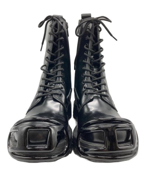 DIESEL（ディーゼル）DIESEL (ディーゼル) D-HAMMER BT D カウレザーワークブーツ ブラック サイズ:26.5の古着・服飾アイテム