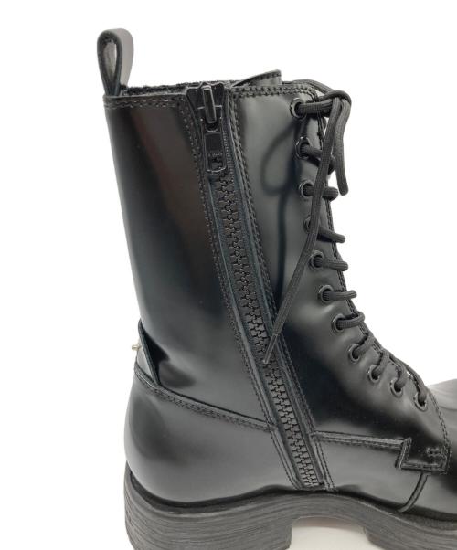 DIESEL（ディーゼル）DIESEL (ディーゼル) D-HAMMER BT D カウレザーワークブーツ ブラック サイズ:26.5の古着・服飾アイテム