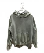 DIESELディーゼル）の古着「S-TOPPER ダブルレイヤープルオーバーパーカー」｜ブルー