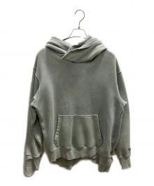 DIESEL（ディーゼル）の古着「S-TOPPER ダブルレイヤープルオーバーパーカー」｜ブルー