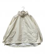 GALLESTギャレスト）の古着「フォルムシルエット タフタコート」｜アイボリー