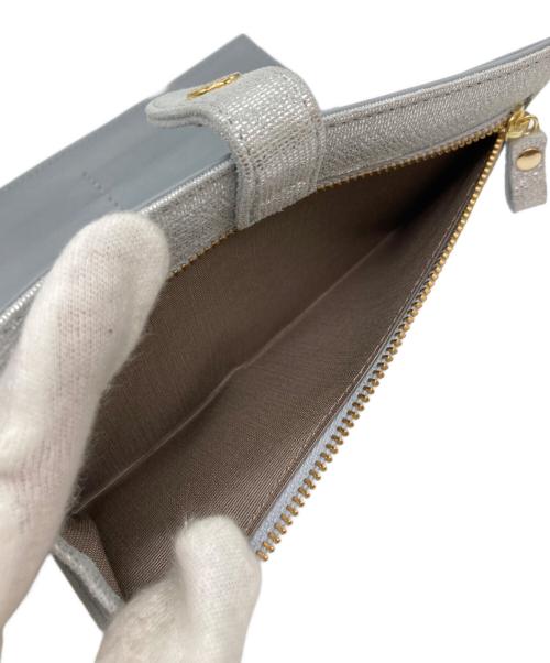 doracoluv（ドラコ）doracoluv (ドラコ) Teffy スリムウォレット グレーの古着・服飾アイテム