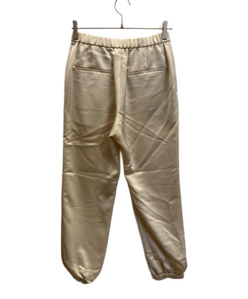 UNITED ARROWS（ユナイテッドアローズ）UNITED ARROWS (ユナイテッドアローズ) クリーンサテンジョガーパンツ ベージュ サイズ:40の古着・服飾アイテム