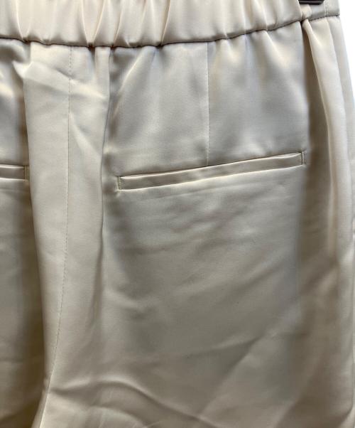 UNITED ARROWS（ユナイテッドアローズ）UNITED ARROWS (ユナイテッドアローズ) クリーンサテンジョガーパンツ ベージュ サイズ:40の古着・服飾アイテム
