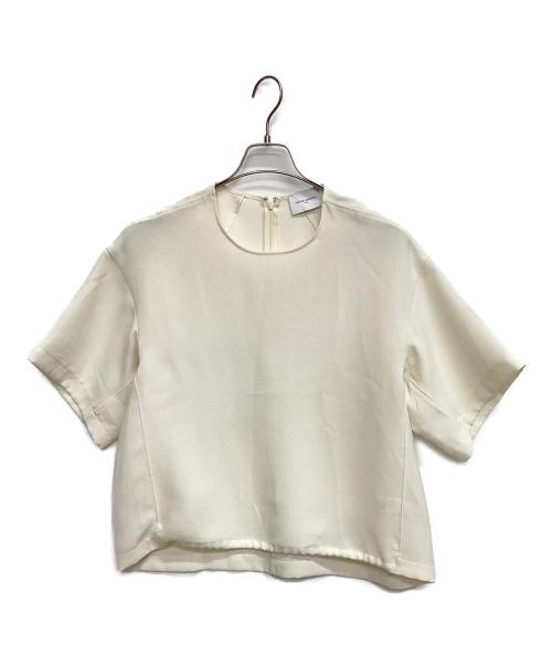 UNITED ARROWS（ユナイテッドアローズ）UNITED ARROWS (ユナイテッドアローズ) COMFY ドロストヘム 五分袖 ブラウス アイボリー サイズ:38の古着・服飾アイテム
