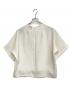 UNITED ARROWS (ユナイテッドアローズ) COMFY ドロストヘム 五分袖 ブラウス アイボリー サイズ:38：4000円