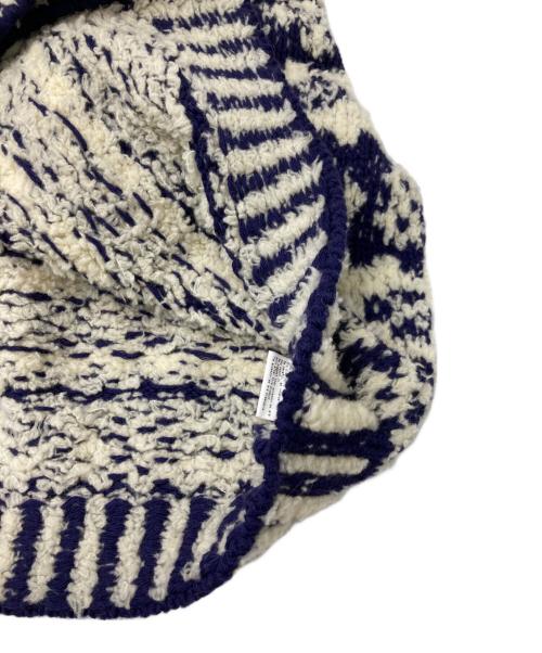 Coohem（コーヘン）Coohem (コーヘン) SCANDINAVIAN KNIT CARDIGAN ブルー サイズ:FREEの古着・服飾アイテム