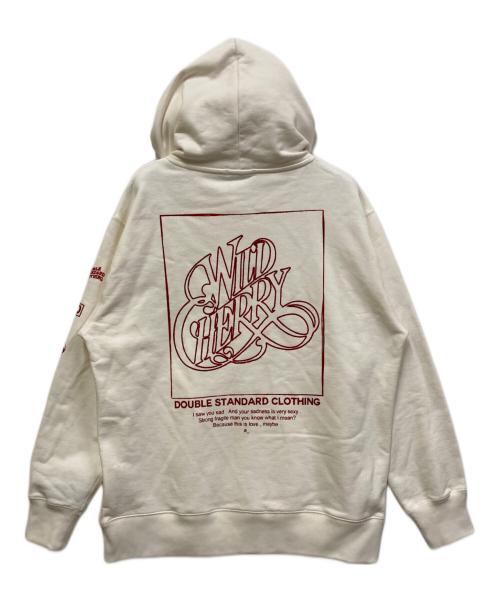 DOUBLE STANDARD CLOTHING（ダブルスタンダードクロージング）DOUBLE STANDARD CLOTHING (ダブルスタンダードクロージング) Wild Cherryプリントパーカー アイボリー サイズ:SIZE Freeの古着・服飾アイテム