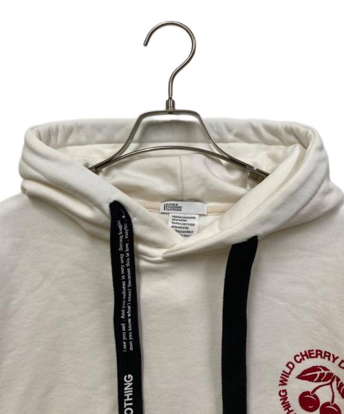 DOUBLE STANDARD CLOTHING（ダブルスタンダードクロージング）DOUBLE STANDARD CLOTHING (ダブルスタンダードクロージング) Wild Cherryプリントパーカー アイボリー サイズ:SIZE Freeの古着・服飾アイテム