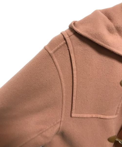UNITED ARROWS（ユナイテッドアローズ）UNITED ARROWS (ユナイテッドアローズ) リバーダッフルコート ピンク サイズ:36の古着・服飾アイテム