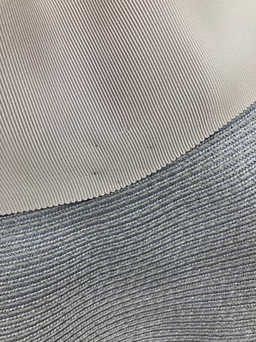 Athena NEW YORK（アシーナニューヨーク）Athena NEW YORK (アシーナニューヨーク) バイカラーペーパーハット ベージュ×グレーの古着・服飾アイテム