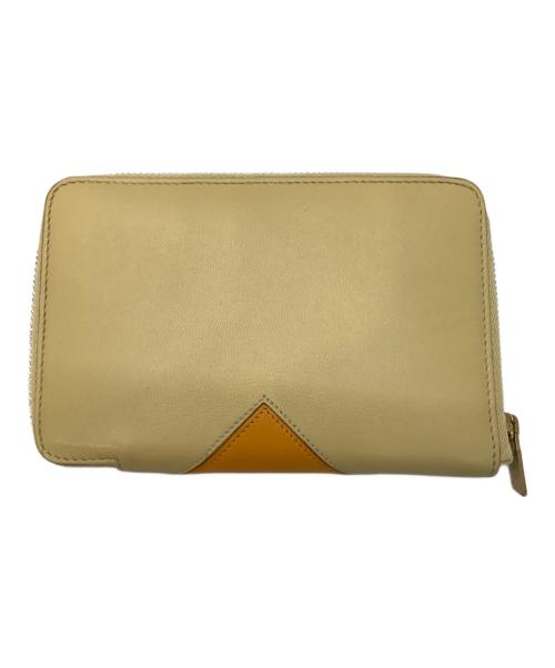 CELINE（セリーヌ）CELINE (セリーヌ) Medium Zipped Around オレンジの古着・服飾アイテム