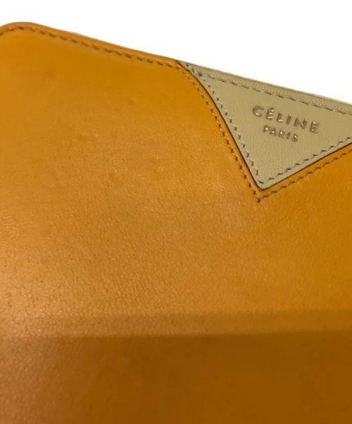CELINE（セリーヌ）CELINE (セリーヌ) Medium Zipped Around オレンジの古着・服飾アイテム