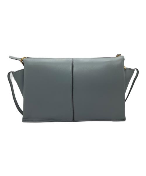 CELINE（セリーヌ）CELINE (セリーヌ) トリフォルド チェーンバッグ スカイブルーの古着・服飾アイテム