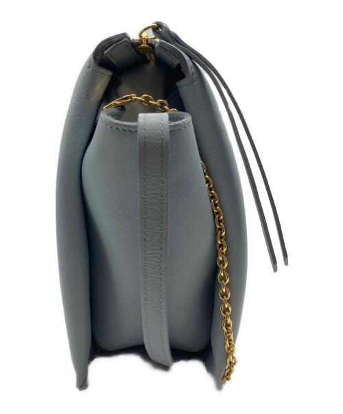 CELINE（セリーヌ）CELINE (セリーヌ) トリフォルド チェーンバッグ スカイブルーの古着・服飾アイテム