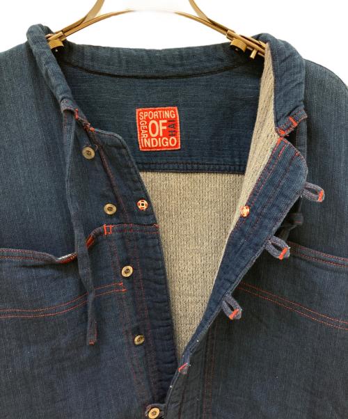 HAI SPORTING GEAR（ハイスポーツギア）HAI SPORTING GEAR (ハイスポーツギア) シャツワンピース インディゴ サイズ:Mの古着・服飾アイテム